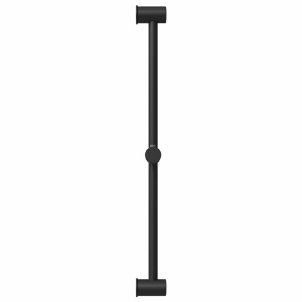 vidaXL Držiak na sprchovú hlavu Čierna 71 cm Nehrdzavejúca oceľ – Obrázok 5