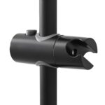 vidaXL Držiak na sprchovú hlavu Čierna 71 cm Nehrdzavejúca oceľ – Obrázok 8