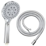 vidaXL Súprava sprchovej hlavice Chróm 150 cm Nehrdzavejúca oceľ – Obrázok 2