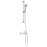 vidaXL Súprava sprchového systému Chróm 70 cm Nehrdzavejúca oceľ – Obrázok 3