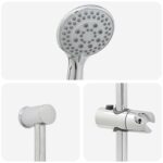 vidaXL Súprava sprchového systému Chróm 70 cm Nehrdzavejúca oceľ – Obrázok 7