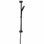 vidaXL Súprava sprchového systému Čierna 70 cm Nehrdzavejúca oceľ – Obrázok 5