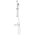 vidaXL Súprava sprchového systému Chróm 70 cm Nehrdzavejúca oceľ – Obrázok 3