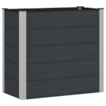 vidaXL Vyvýšený záhradný záhon Čierna 100 x 50 x 91 cm – Obrázok 2