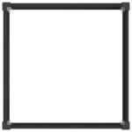 vidaXL Vyvýšený záhradný záhon Čierna 100 x 100 x 91 cm – Obrázok 5