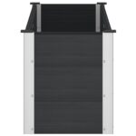 vidaXL Vyvýšený záhradný záhon Čierna 150 x 50 x 54 cm – Obrázok 4