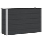 vidaXL Vyvýšený záhradný záhon Čierna 150 x 50 x 91 cm – Obrázok 2
