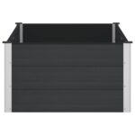 vidaXL Vyvýšený záhradný záhon Čierna 150 x 100 x 54 cm – Obrázok 4