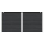 vidaXL Vyvýšený záhradný záhon Čierna 200 x 100 x 91 cm – Obrázok 3