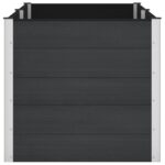 vidaXL Vyvýšený záhradný záhon Čierna 200 x 100 x 91 cm – Obrázok 4