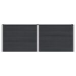 vidaXL Vyvýšený záhradný záhon Čierna 250 x 50 x 91 cm – Obrázok 3