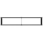 vidaXL Vyvýšený záhradný záhon Čierna 250 x 50 x 91 cm – Obrázok 5