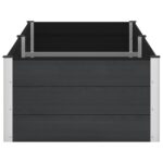 vidaXL Vyvýšený záhradný záhon Čierna 250 x 100 x 54 cm – Obrázok 4