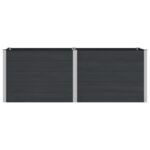 vidaXL Vyvýšený záhradný záhon Čierna 250 x 100 x 91 cm – Obrázok 3