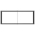 vidaXL Vyvýšený záhradný záhon Čierna 250 x 100 x 91 cm – Obrázok 5