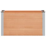 vidaXL Vyvýšený záhradný záhon Hnedá 100 x 50 x 54 cm – Obrázok 3