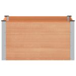 vidaXL Vyvýšený záhradný záhon Hnedá 100 x 100 x 54 cm – Obrázok 3