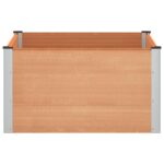 vidaXL Vyvýšený záhradný záhon Hnedá 100 x 100 x 54 cm – Obrázok 4