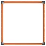 vidaXL Vyvýšený záhradný záhon Hnedá 100 x 100 x 91 cm – Obrázok 5