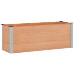 vidaXL Vyvýšený záhradný záhon Hnedá 150 x 50 x 54 cm – Obrázok 2