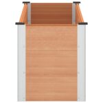 vidaXL Vyvýšený záhradný záhon Hnedá 150 x 50 x 54 cm – Obrázok 4