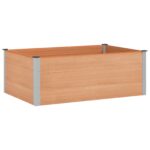 vidaXL Vyvýšený záhradný záhon Hnedá 150 x 100 x 54 cm – Obrázok 2