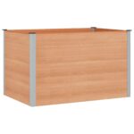 vidaXL Vyvýšený záhradný záhon Hnedá 150 x 100 x 91 cm – Obrázok 2