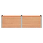 vidaXL Vyvýšený záhradný záhon Hnedá 200 x 50 x 54 cm – Obrázok 3