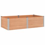 vidaXL Vyvýšený záhradný záhon Hnedá 200 x 100 x 54 cm – Obrázok 2