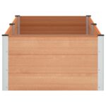 vidaXL Vyvýšený záhradný záhon Hnedá 200 x 100 x 54 cm – Obrázok 4