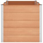 vidaXL Vyvýšený záhradný záhon Hnedá 200 x 100 x 91 cm – Obrázok 4