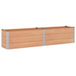 vidaXL Vyvýšený záhradný záhon Hnedá 250 x 50 x 54 cm – Obrázok 2