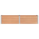 vidaXL Vyvýšený záhradný záhon Hnedá 250 x 50 x 54 cm – Obrázok 3