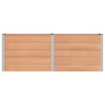 vidaXL Vyvýšený záhradný záhon Hnedá 250 x 50 x 91 cm – Obrázok 3