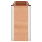 vidaXL Vyvýšený záhradný záhon Hnedá 250 x 50 x 91 cm – Obrázok 4