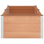 vidaXL Vyvýšený záhradný záhon Hnedá 250 x 100 x 54 cm – Obrázok 4