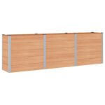 vidaXL Vyvýšený záhradný záhon Hnedá 300 x 50 x 91 cm – Obrázok 2