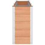 vidaXL Vyvýšený záhradný záhon Hnedá 300 x 50 x 91 cm – Obrázok 4