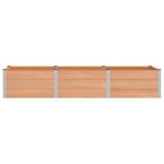 vidaXL Vyvýšený záhradný záhon Hnedá 300 x 100 x 54 cm – Obrázok 3