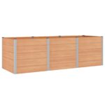 vidaXL Vyvýšený záhradný záhon Hnedá 300 x 100 x 91 cm – Obrázok 2