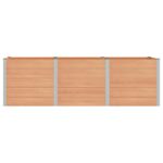 vidaXL Vyvýšený záhradný záhon Hnedá 300 x 100 x 91 cm – Obrázok 3