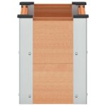 vidaXL Vyvýšený záhradný záhon Hnedá 50 x 30 x 36 cm – Obrázok 4