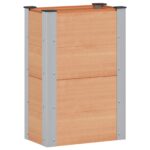 vidaXL Vyvýšený záhradný záhon Hnedá 50 x 30 x 72 cm – Obrázok 2
