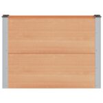 vidaXL Vyvýšený záhradný záhon Hnedá 100 x 30 x 72 cm – Obrázok 3