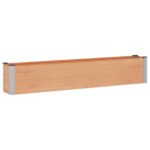vidaXL Vyvýšený záhradný záhon Hnedá 200 x 30 x 36 cm – Obrázok 2