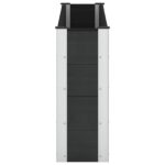 vidaXL Vyvýšený záhradný záhon Čierna 150 x 30 x 72 cm – Obrázok 4