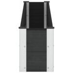 vidaXL Vyvýšený záhradný záhon Čierna 200 x 30 x 36 cm – Obrázok 4