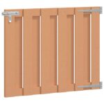 vidaXL Záhradná brána 100 x 80 cm WPC a hliník Hnedá – Obrázok 2