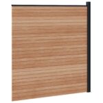 vidaXL Súprava plotov 175 x 186 cm WPC a hliník Hnedá – Obrázok 4