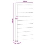 vidaXL Diel plotu WPC a hliník Čierna – Obrázok 7